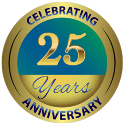 25th Anniversary Badge